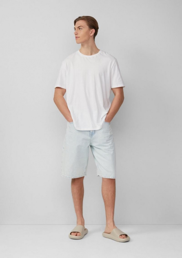 s.Oliver Jeans-Shorts / Loose Fit / Mid Rise - blau