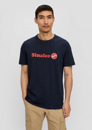 s.Oliver T-Shirt mit Sinalco®-Print - navy