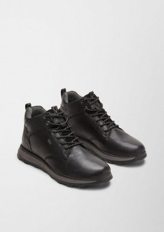 s.Oliver Boots im Fabricmix - schwarz