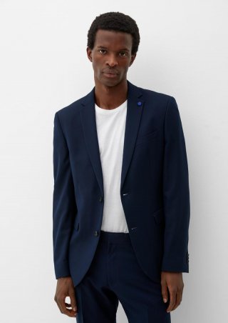 s.Oliver Slim: Indoor-Sakko - navy
