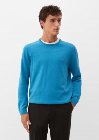 s.Oliver Pullover aus Feinstrick - pastelltürkis