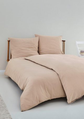 s.Oliver Musselinbettwäsche aus Baumwolle - beige