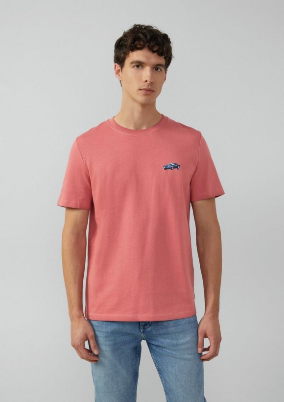 s.Oliver T-Shirt mit Ford®-Artwork aus schwerer Baumwolle - himbeere