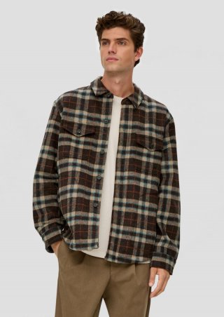 s.Oliver Hemdjacke mit Teddyfutter - mokka