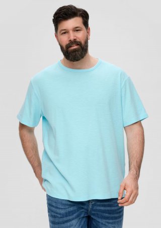 s.Oliver T-Shirt aus Baumwolle - helles türkis