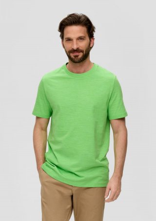 s.Oliver T-Shirt mit Crew Neck - grün
