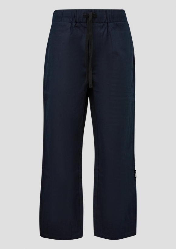 s.Oliver Gewaschene Jogger aus Heavy Twill - tiefblau