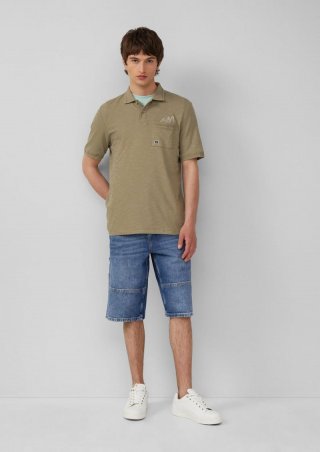 s.Oliver Jeans-Bermuda / Relaxed Fit / Mid Rise / Carpenter Style - blau