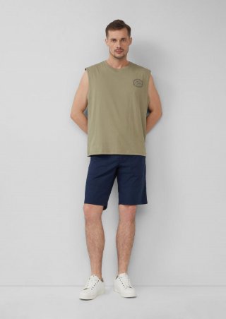 s.Oliver Phoenix: Bermuda mit Ripstop-Struktur im Worker-Style - tiefblau