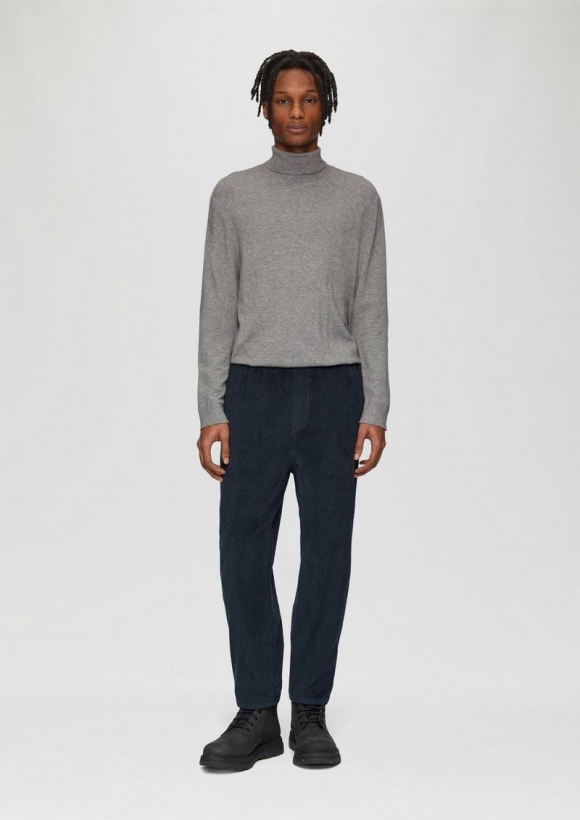 s.Oliver Jogpants aus Breitcord im Relaxed Fit - dunkelblau