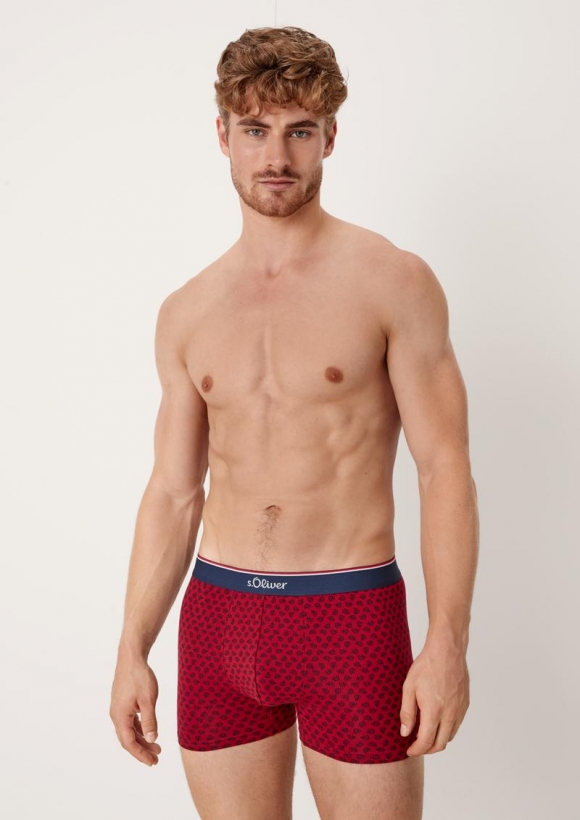 s.Oliver Boxershort im 3er-Pack - preiselbeere
