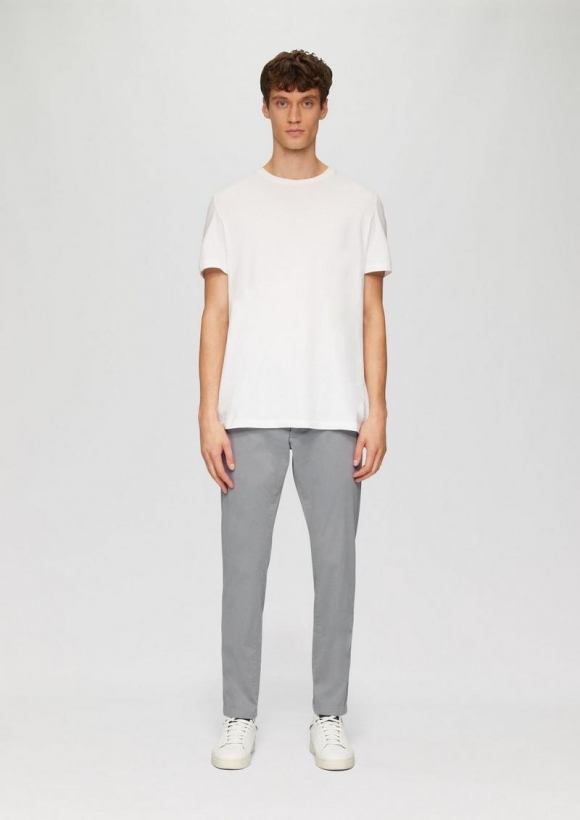 s.Oliver Phoenix: Jog-Pants mit Struktur - schiefergrau