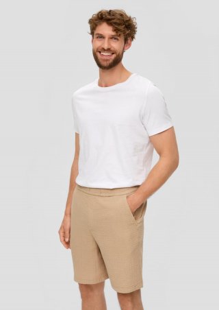 s.Oliver Shorts aus Baumwolle im Relaxed Fit - sandstein