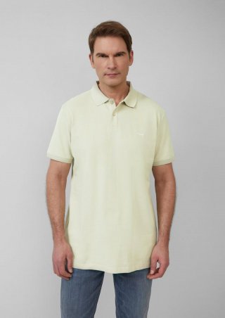 s.Oliver Poloshirt aus Baumwollpiqué - beige