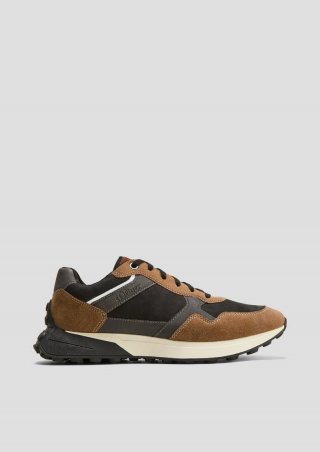 s.Oliver Sneaker aus Echtleder - schwarz