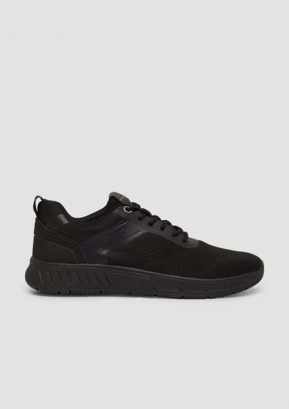 s.Oliver Sneaker im sportiven Look - schwarz