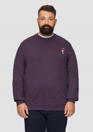 s.Oliver Leichtes Sweatshirt mit Peanuts®-Motiv - flieder