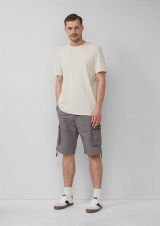 s.Oliver File: Cargo-Bermuda im Relaxed Fit mit Ripstop-Struktur - grau
