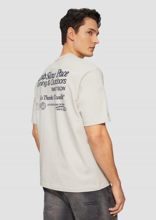 s.Oliver T-Shirt im Relaxed Fit aus Heavy Jersey - wollweiß