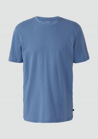 s.Oliver T-Shirt mit Rundhalsausschnitt - blassblau