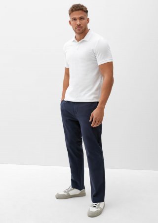 s.Oliver Relaxed: Chino mit Struktur - navy