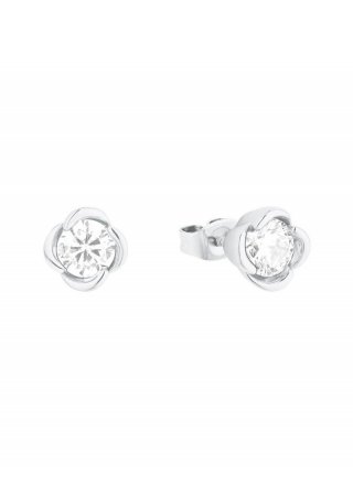 s.Oliver Ohrstecker mit Zirkoniastein - silber