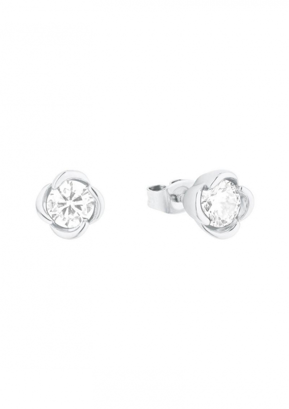 s.Oliver Ohrstecker mit Zirkoniastein - silber