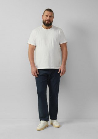 s.Oliver Chinohose im Relaxed Fit aus Baumwollstretch - tiefblau