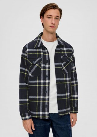 s.Oliver Overshirt in Flanell-Qualität - navy
