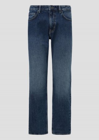 s.Oliver Jeans Pete / Regular Fit / Mid Rise / Straight Leg - dunkelblau