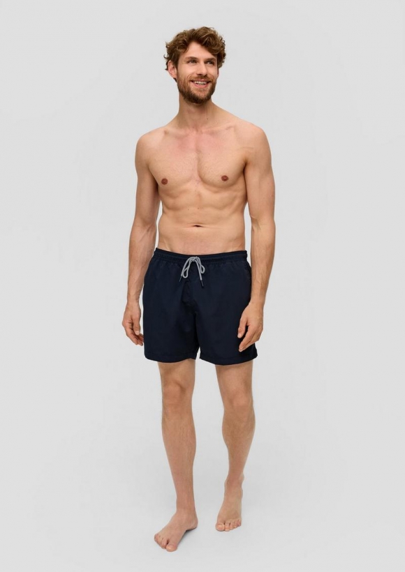 s.Oliver Badeshorts mit Eingrifftaschen - navy