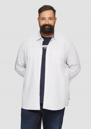 s.Oliver Hemd im Slim Fit - weiß