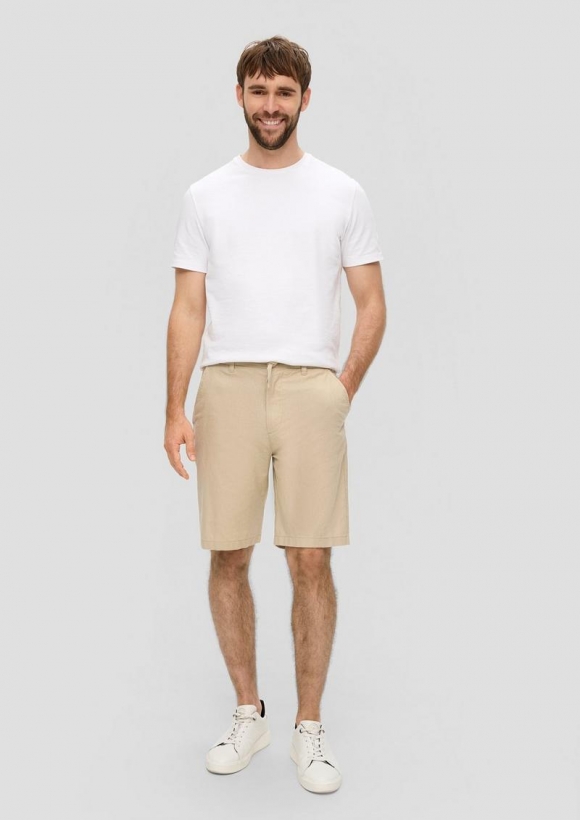 s.Oliver Bermuda aus Leinenmix - beige