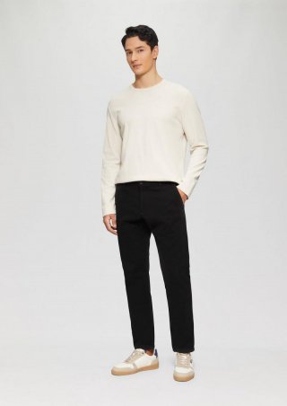 s.Oliver Phoenix: Strukturierte Chino im Regular Fit - schwarz