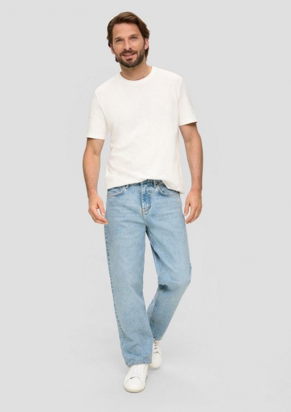 s.Oliver Jeans / Loose Fit / Mid Rise / Wide Leg - blau