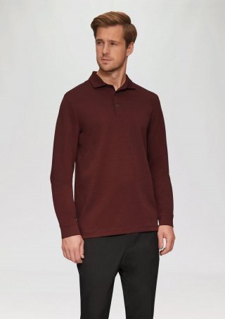 s.Oliver Poloshirt im Slim Fit - bordeaux