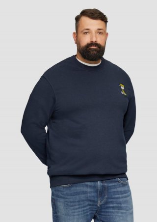 s.Oliver Leichtes Sweatshirt mit Peanuts®-Motiv - navy