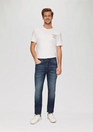 s.Oliver Jeans Mauro / Regular Fit / Mid Rise / Tapered Leg - blau