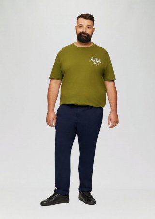 s.Oliver Slim: Elastische Hose aus Baumwollmix - navy