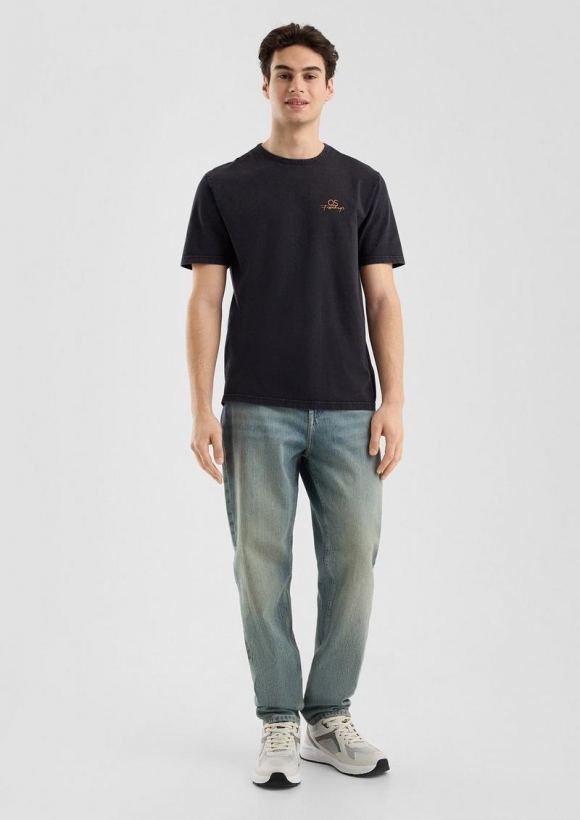 s.Oliver Devon: Relaxed Fit / Mid Rise / Tapered Leg - blau