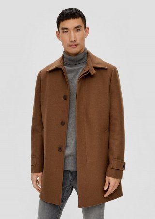s.Oliver Mantel aus Wollmix - sandstein