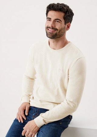 s.Oliver Pullover aus Feinstrick - wollweiß