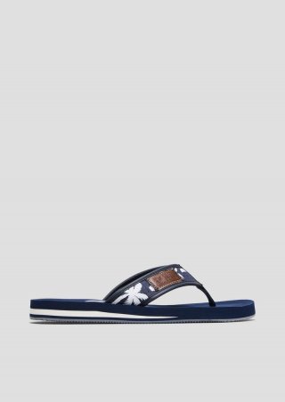 s.Oliver Pantoletten mit Y-Riemen - navy