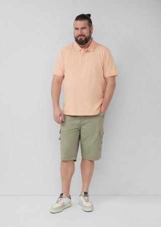 s.Oliver Bermuda im Relaxed Fit mit Cargotaschen - olivgrün