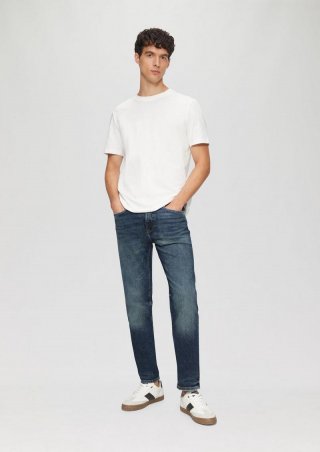s.Oliver Jeans Nelio / Slim Fit / Mid Rise / Slim Leg - petrol