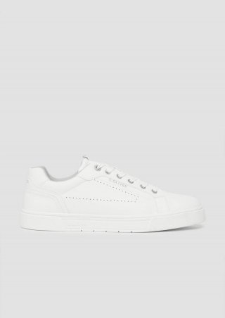 s.Oliver Sneaker in Leder-Optik - weiß