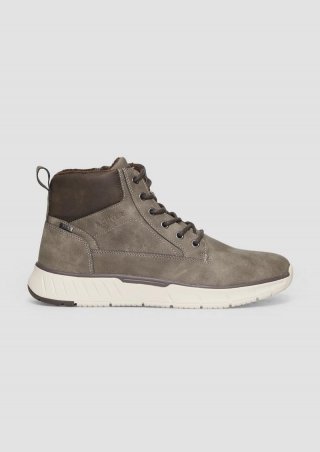 s.Oliver Stiefel im sportiven Look - dunkelgrau