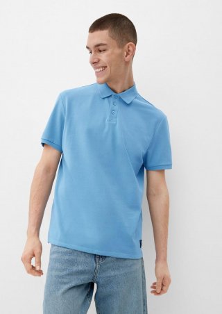 s.Oliver Klassisches Poloshirt - hellblau