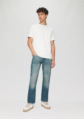 s.Oliver Jeans Benito / Regular Fit / Mid Rise / Straight Leg / 5-Gear-Denim - blau