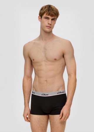 s.Oliver 3er-Pack Slips - schwarz